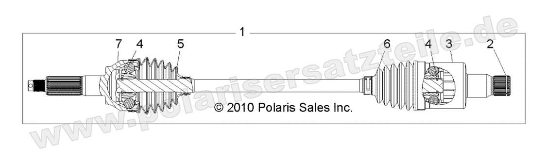 DRIVE TRAIN, REAR HALF SHAFT DRIVE TRAIN, REAR HALF SHAFT