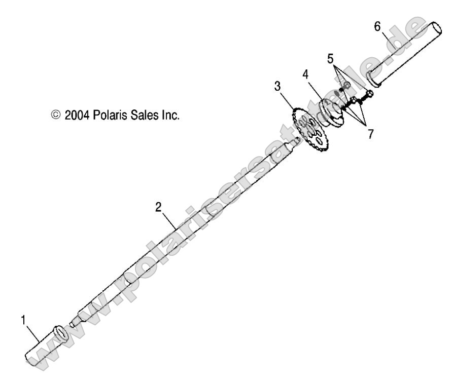 Rear Wheel Axle