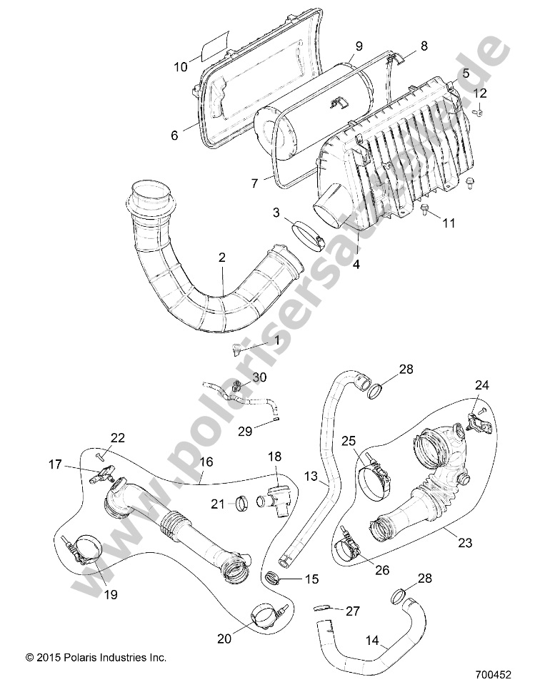 ENGINE, AIR INTAKE SYSTEM ENGINE, AIR INTAKE SYSTEM