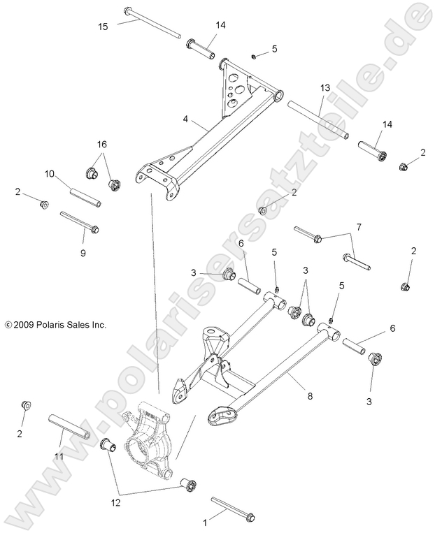 SUSPENSION, REAR SUSPENSION, REAR
