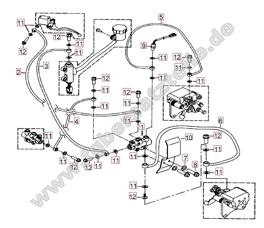 Bremsanlage hinten Bremsanlage hinten