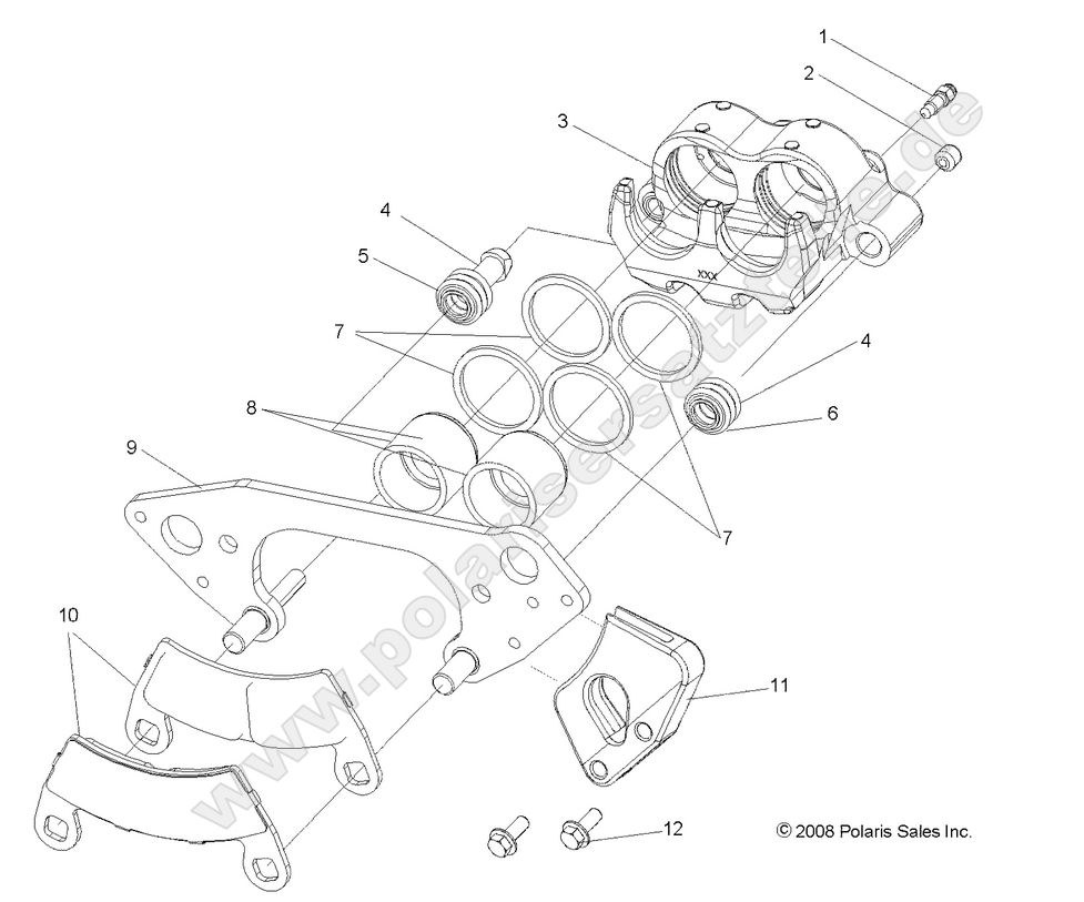 BRAKES, FRONT CALIPER BRAKES, FRONT CALIPER