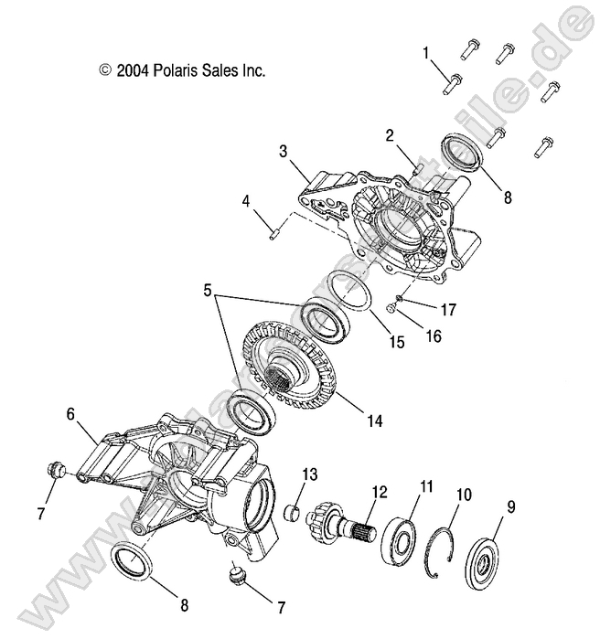 REAR GEARCASE