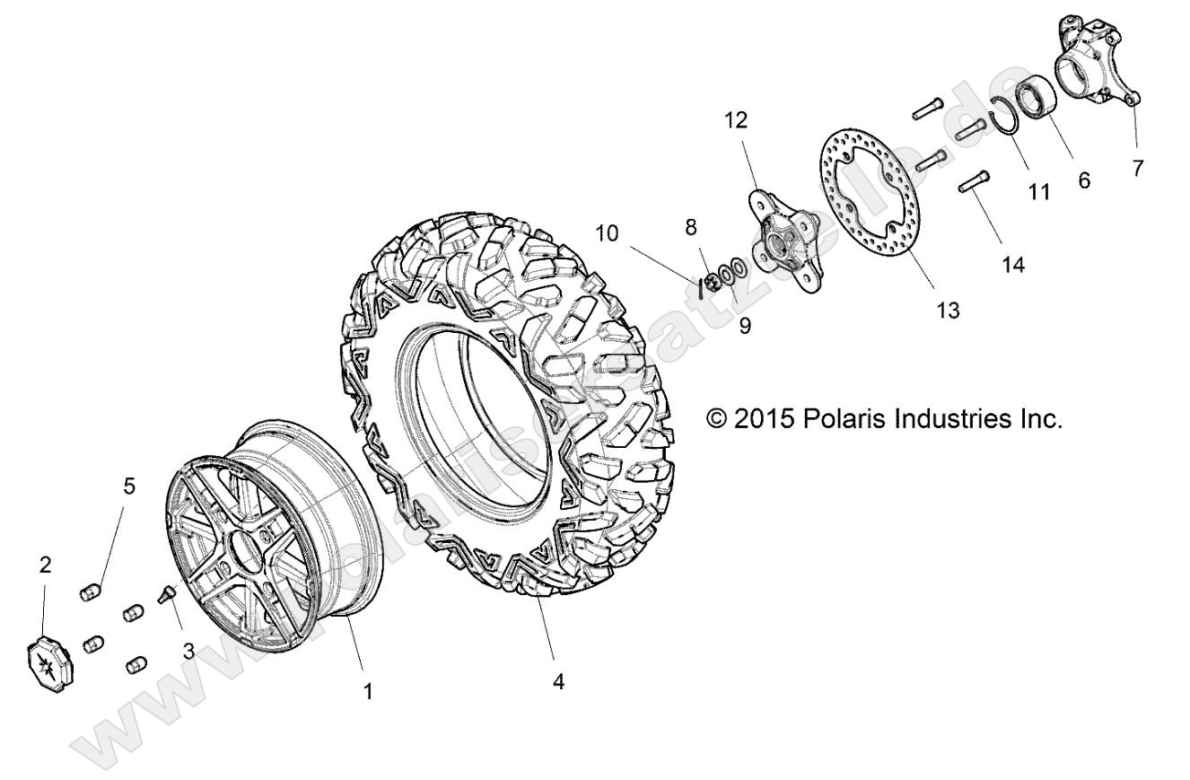 WHEELS, FRONT WHEELS, FRONT