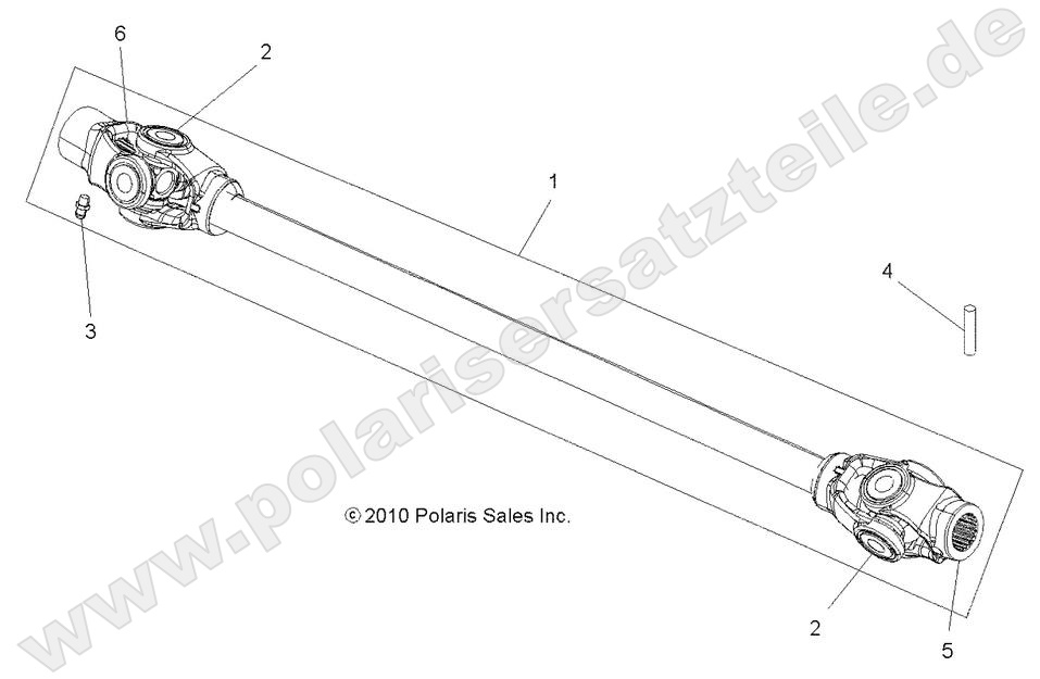 DRIVE TRAIN, PROP SHAFT, FRONT DRIVE TRAIN, PROP SHAFT, FRONT
