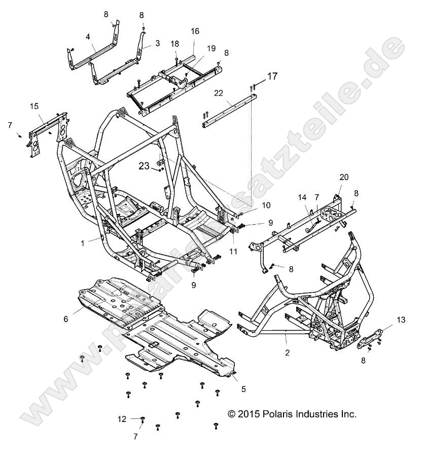 CHASSIS, MAIN FRAME AND SKID PLAT CHASSIS, MAIN FRAME AND SKID PLAT
