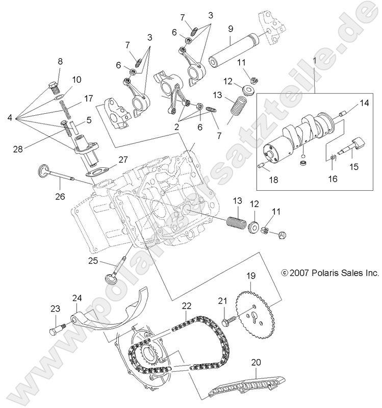 ENGINE, VALVES and CAMSHAFT ENGINE, VALVES and CAMSHAFT