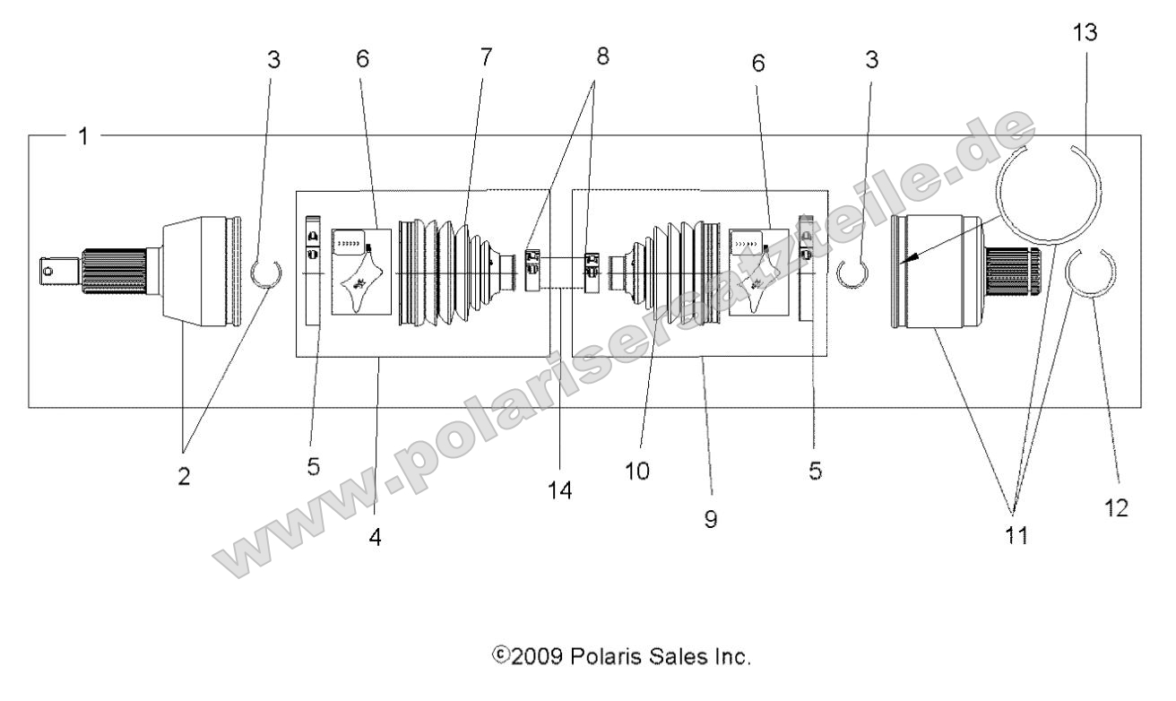 Drive Train, Drive Shaft, Rear Drive Train, Drive Shaft, Rear