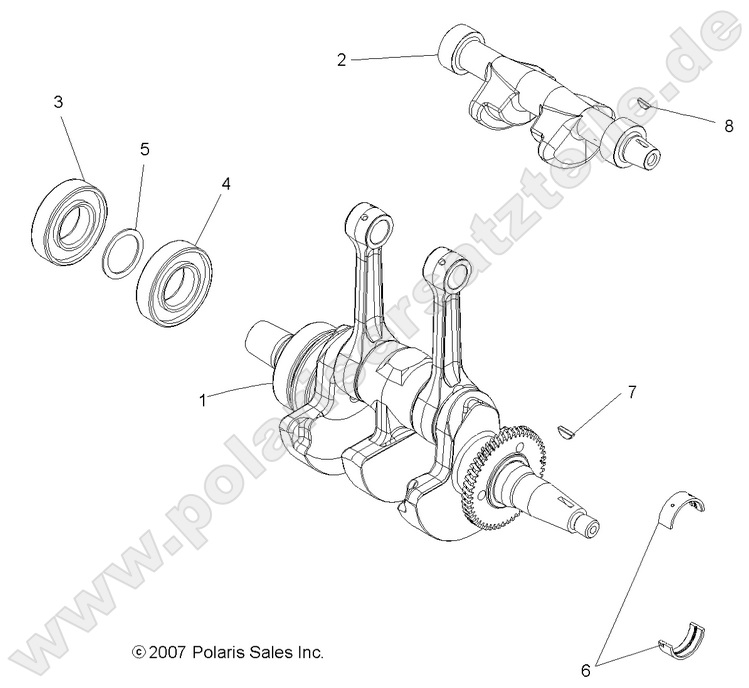 ENGINE, CRANKSHAFT and BALANCE SHAFT