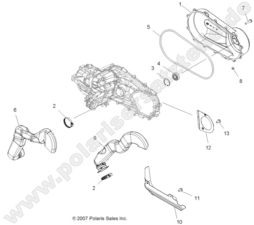 BODY, CLUTCH COVER BODY, CLUTCH COVER