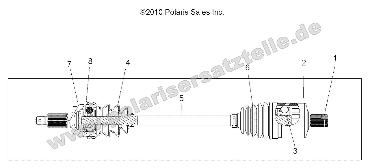 Drive Train, Drive Shaft, Front