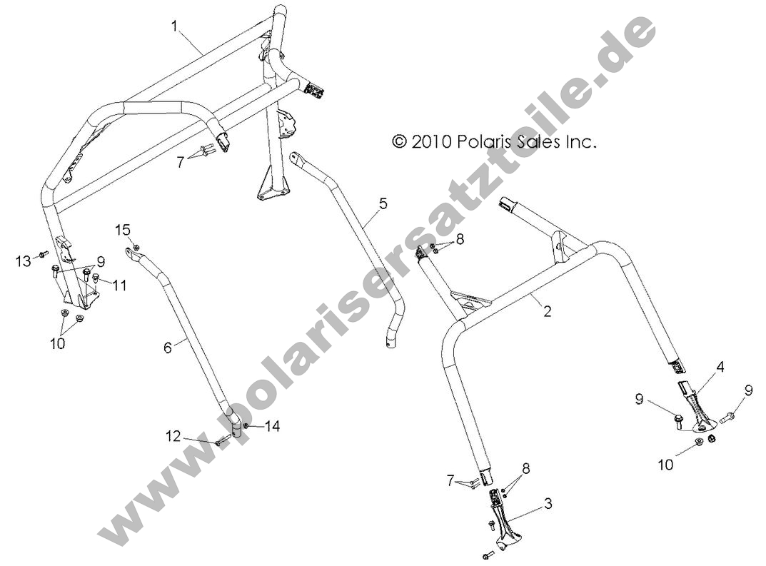 CHASSIS, CAB FRAME and SIDE BARS