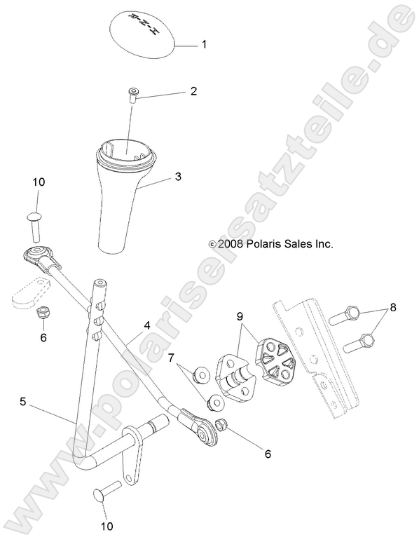 DRIVE TRAIN, GEAR SELECTOR