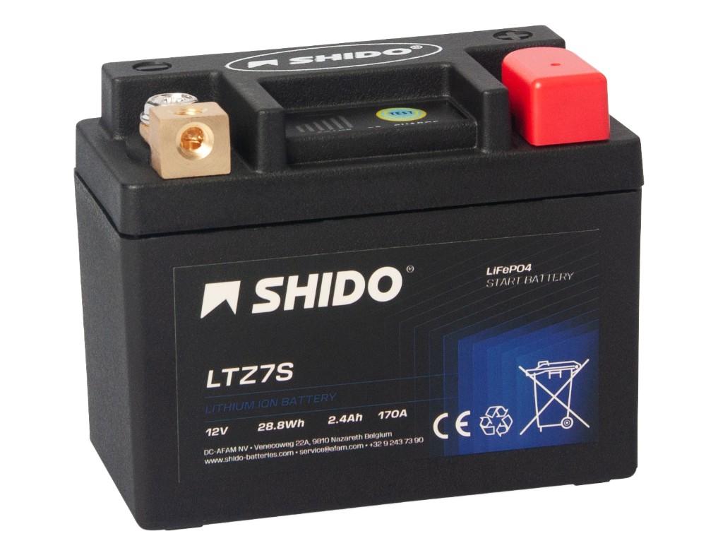 Shido LTZ7S Lithium Ionen Batterie 12V LiFePO (YTZ7S YTZ6V FTZ7S) Shido LTZ7S Lithium Ionen Batterie 12V LiFePO (YTZ7S YTZ6V FTZ7S)