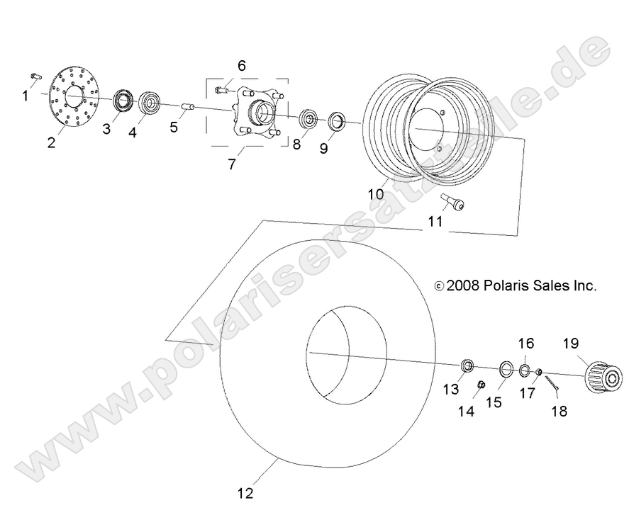 WHEELS, FRONT WHEELS, FRONT