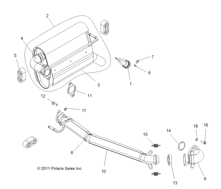 ENGINE, EXHAUST SYSTEM ENGINE, EXHAUST SYSTEM