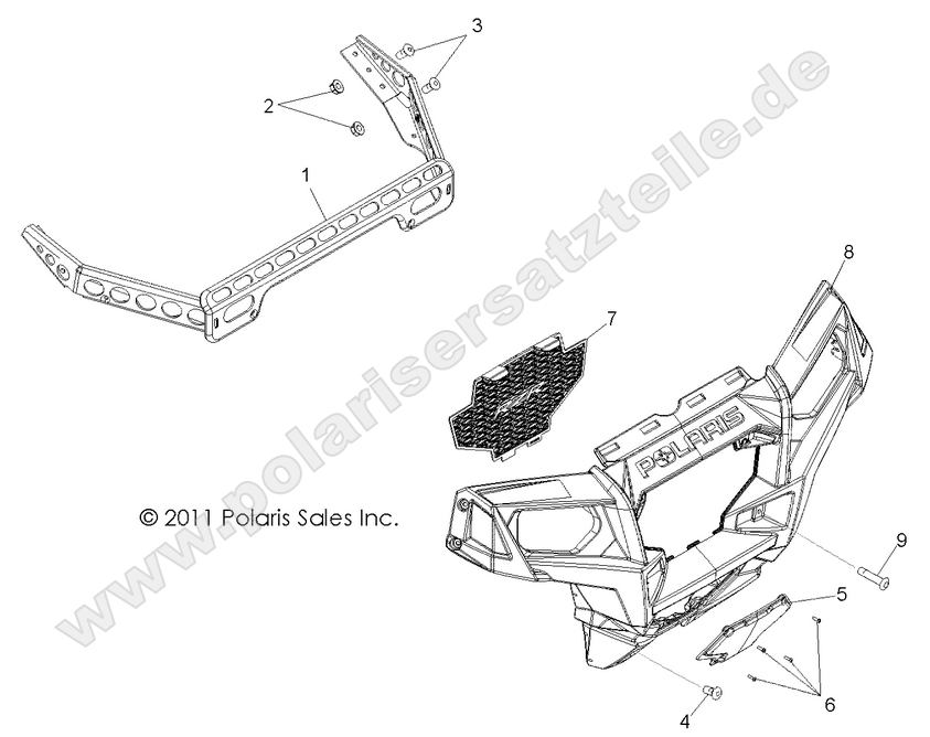 BODY, FRONT BUMPER BODY, FRONT BUMPER