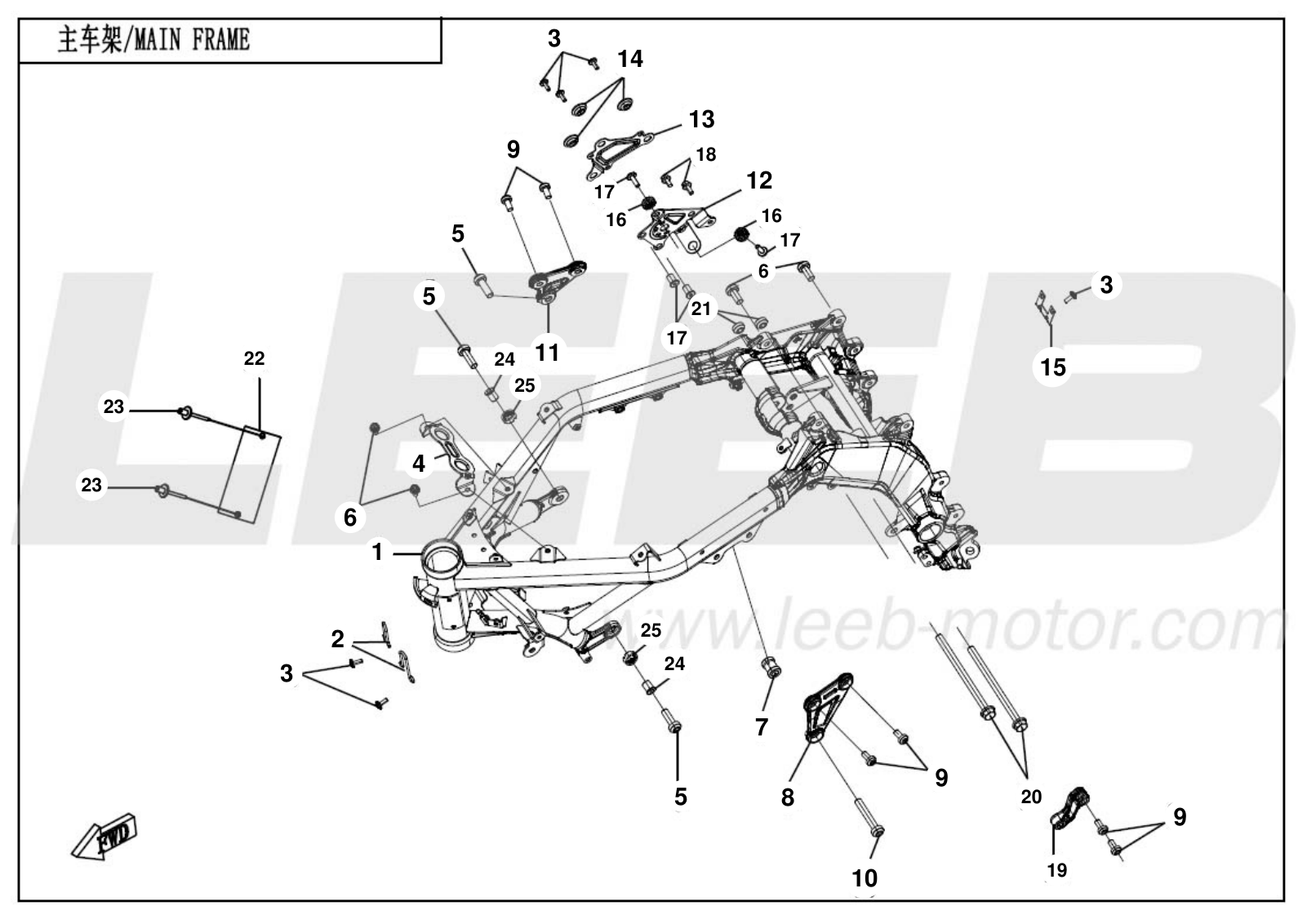 F03-1 MAIN FRAME