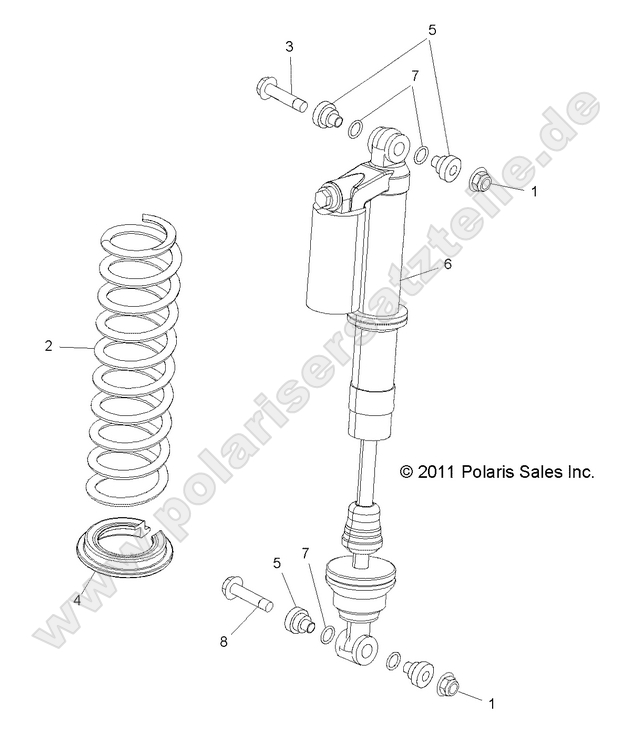 SUSPENSION, FRONT SHOCK MOUNTING SUSPENSION, FRONT SHOCK MOUNTING