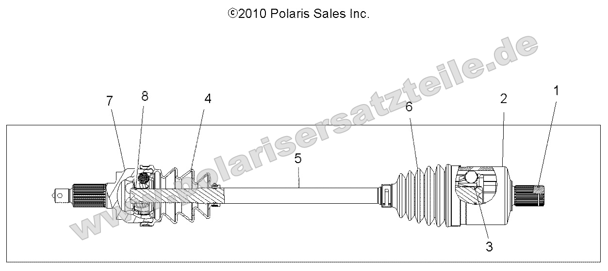 Drive Train, Drive Shaft, Front