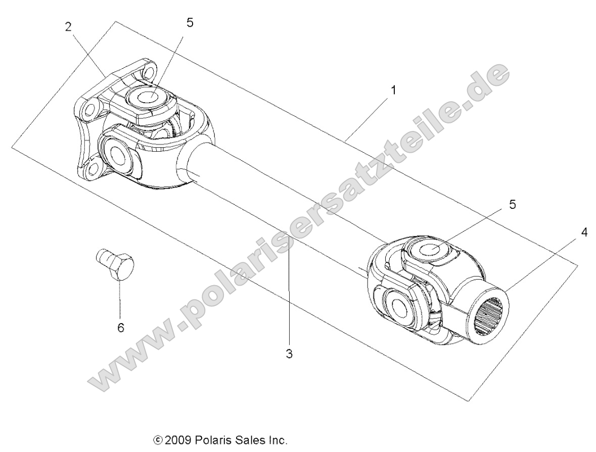 Drive Train, Prop Shaft, Rear Drive Train, Prop Shaft, Rear