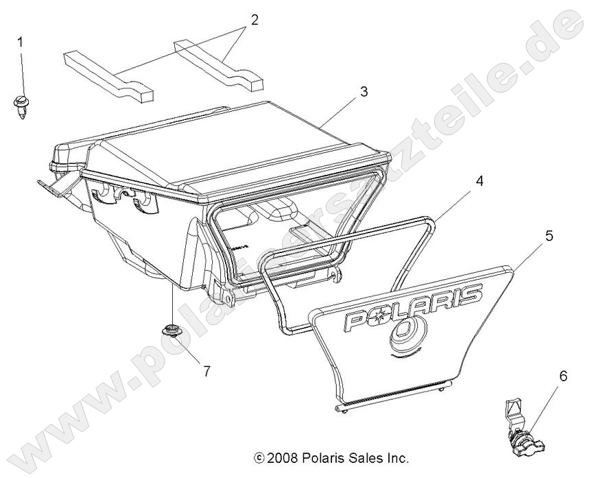 BODY, STORAGE BOX, REAR BODY, STORAGE BOX, REAR