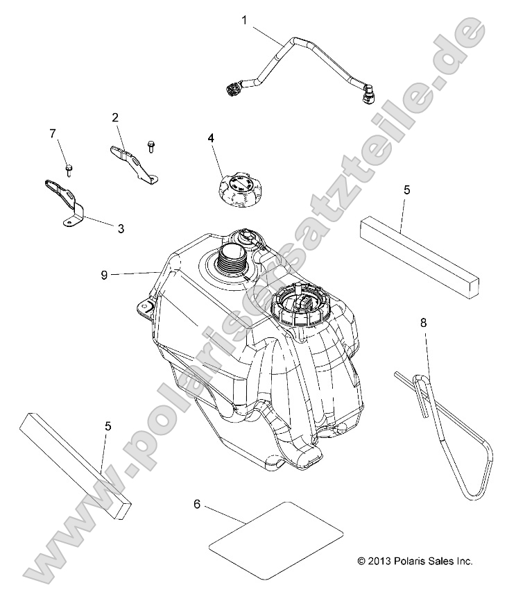 Body, Fuel Tank Asm. Body, Fuel Tank Asm.