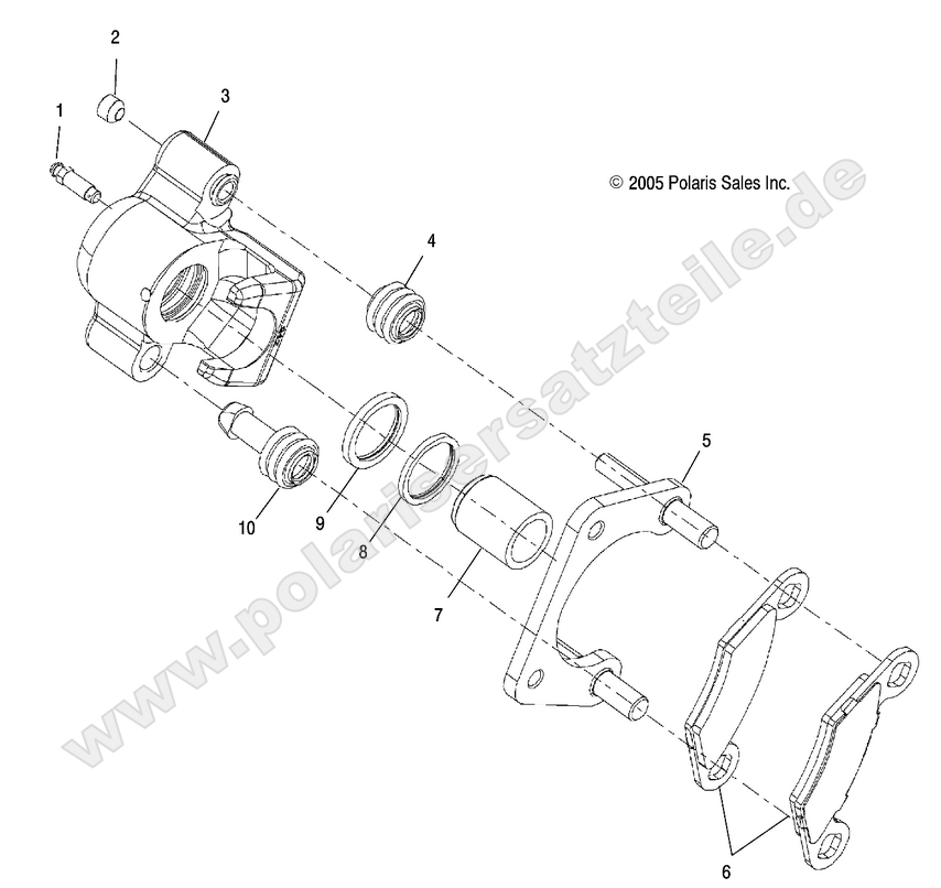 BRAKES, REAR CALIPER BRAKES, REAR CALIPER