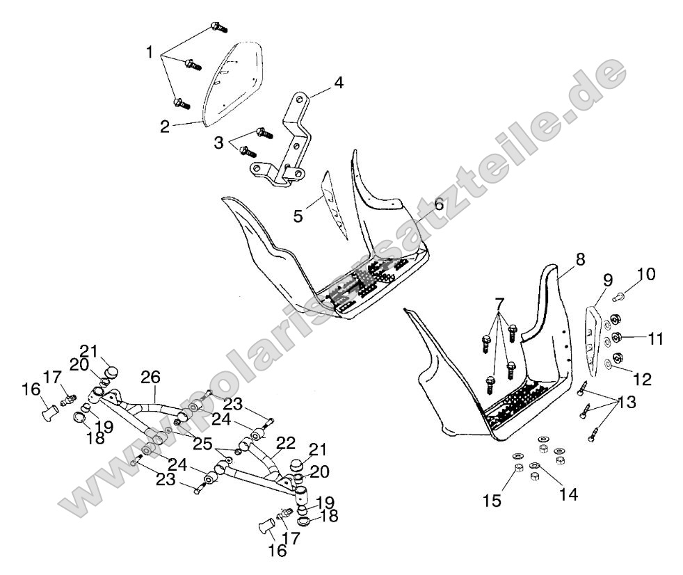 Swing Arm/Footrest Swing Arm/Footrest