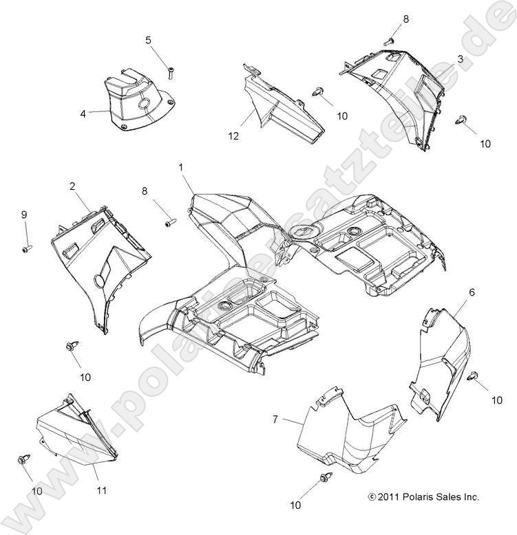 BODY, FRONT CAB BODY, FRONT CAB
