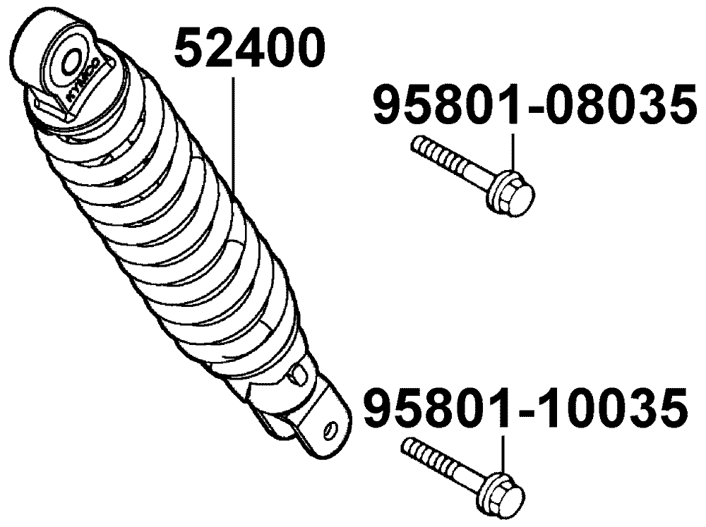 Federbein hinten