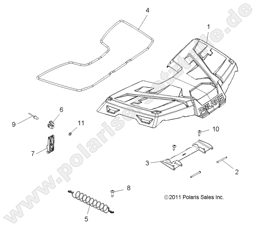 BODY, STORAGE, FRONT