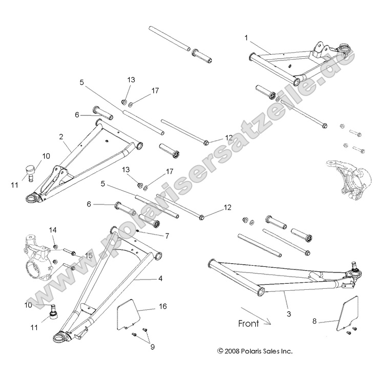 SUSPENSION, FRONT CONTROL ARMS SUSPENSION, FRONT CONTROL ARMS