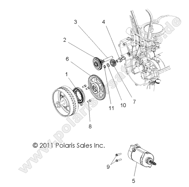 ENGINE, STARTER and DRIVE ENGINE, STARTER and DRIVE