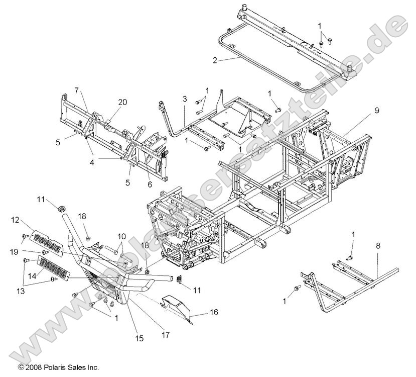 Chassis, Frame and Front Bumper