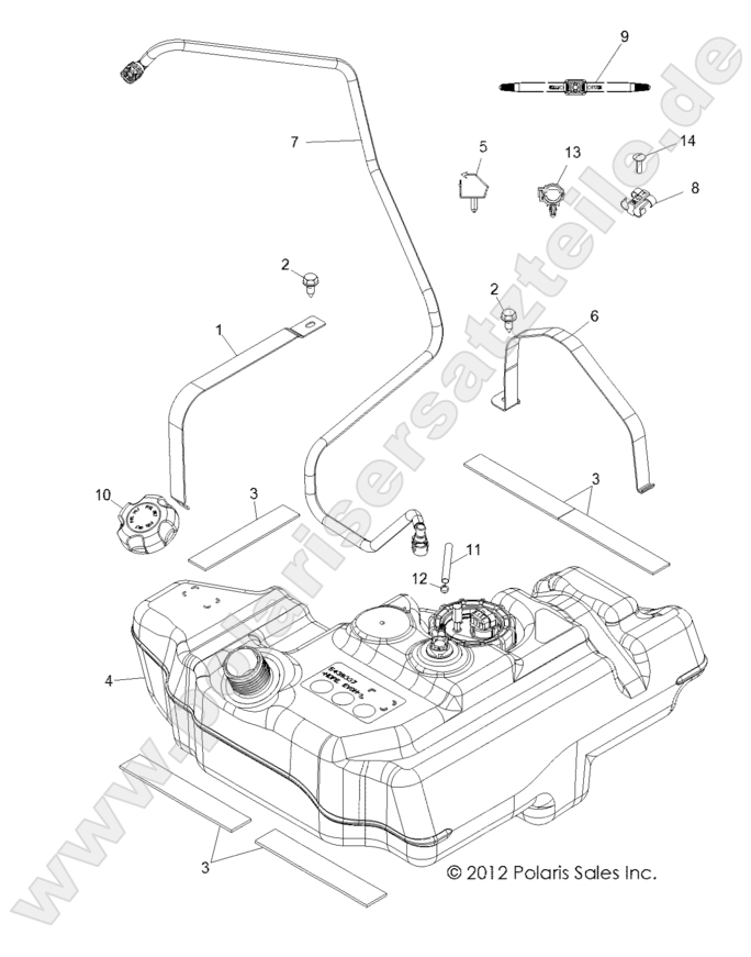 BODY, FUEL TANK BODY, FUEL TANK