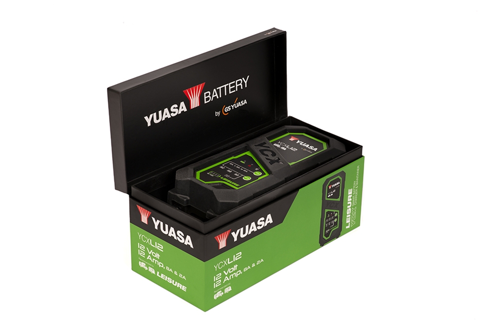 Yuasa YCXL12 Leisure Batterie Ladegerät 12V 12A für Versorgungsbatterien AGM + Lithium Yuasa YCXL12 Leisure Batterie Ladegerät 12V 12A für Versorgungsbatterien AGM + Lithium