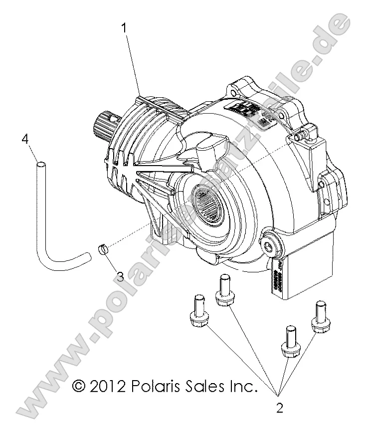 Drive Train, Front Gearcase