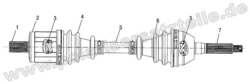FRONT DRIVE SHAFT