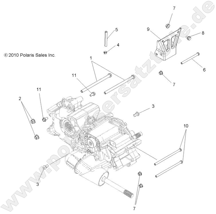 DRIVE TRAIN, MAIN GEARCASE MOUNTING DRIVE TRAIN, MAIN GEARCASE MOUNTING