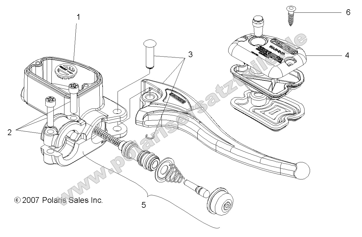 Brakes, Right Hand Master Cylinder