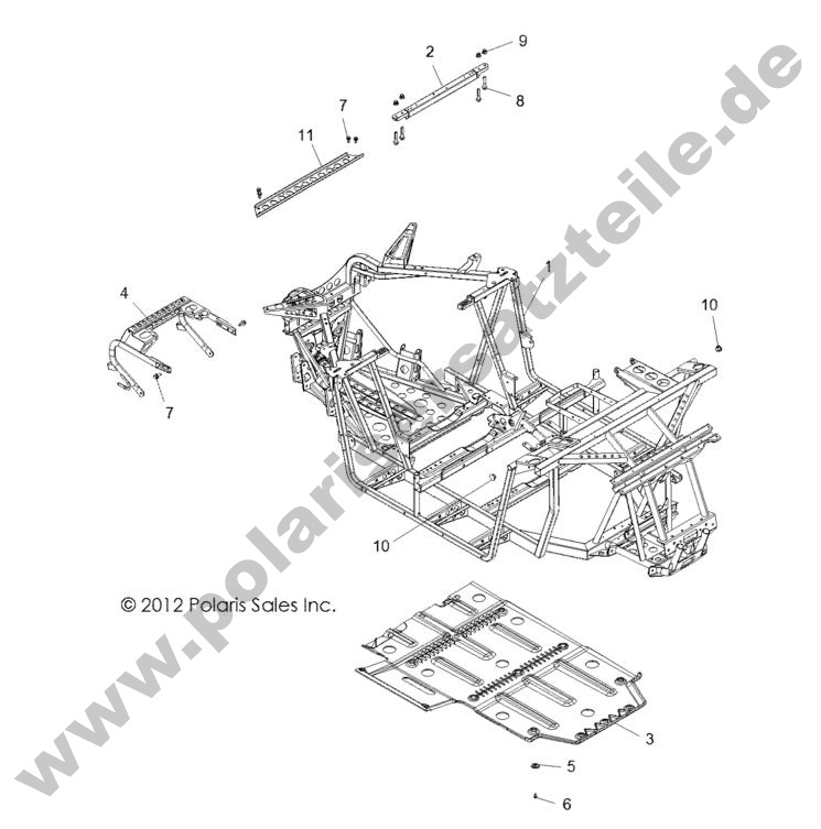 CHASSIS, MAIN FRAME and SKID PLATE CHASSIS, MAIN FRAME and SKID PLATE