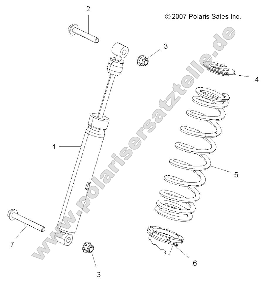 Suspension, Shock, Rear