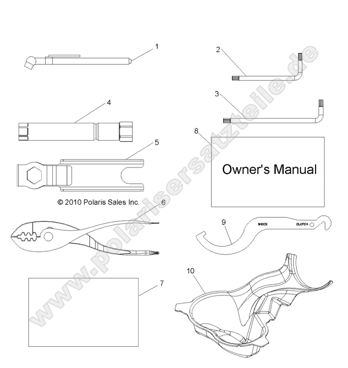REFERENCES, TOOL KIT and OWNERS MANUAL
