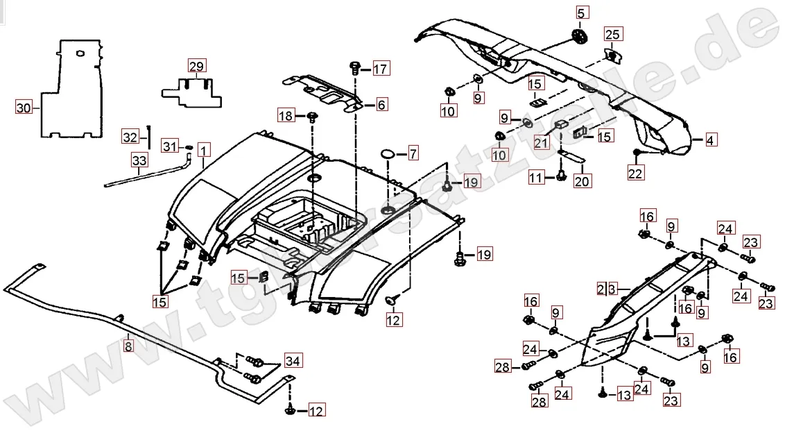 Heckverkleidung Heckverkleidung