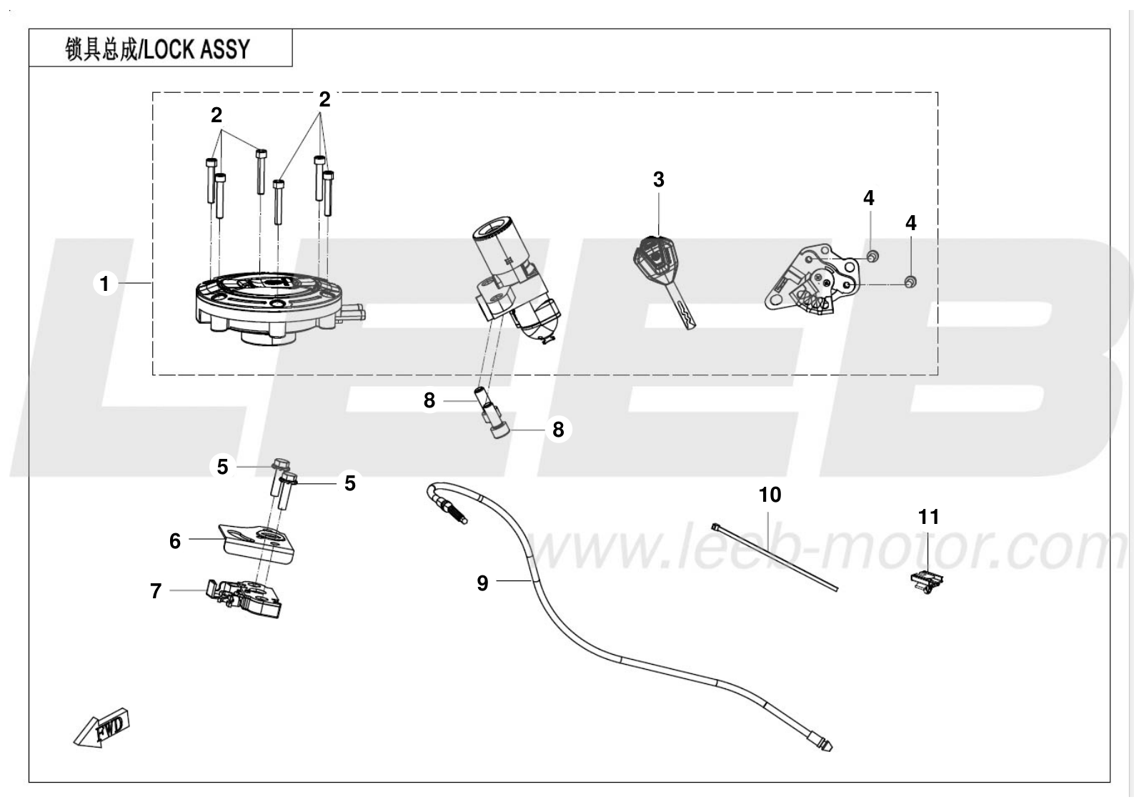 F01 LOCK KIT