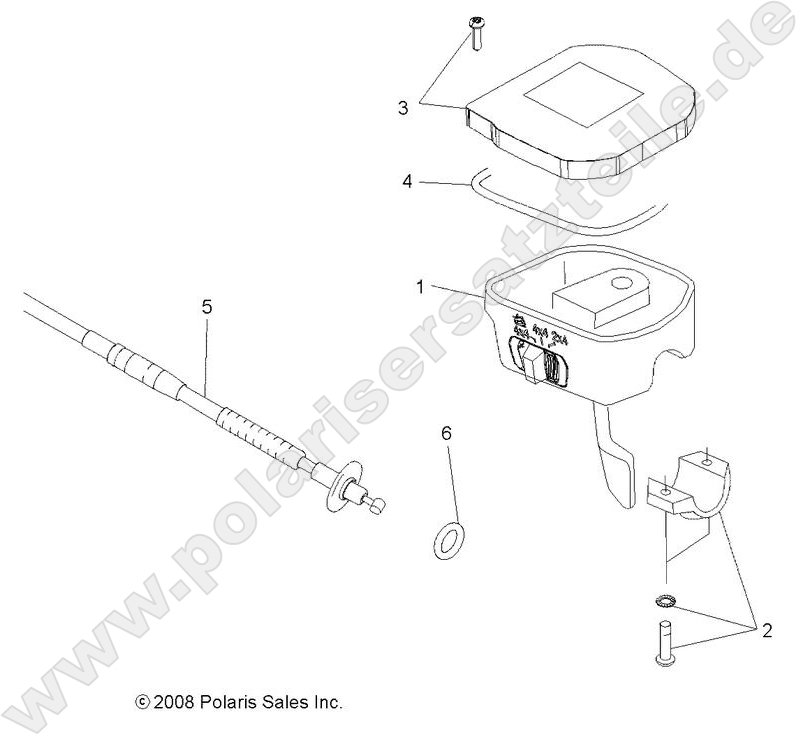 STEERING, CONTROLS, THROTTLE ASM. and CABLE