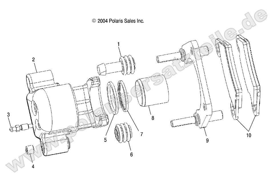 Brake Caliper, Rear