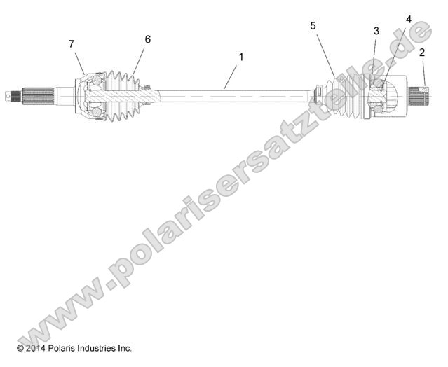 Drive Train, Rear Drive Shaft