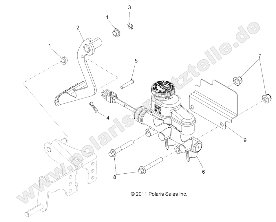 BRAKES, PEDAL and MASTER CYLINDER BRAKES, PEDAL and MASTER CYLINDER